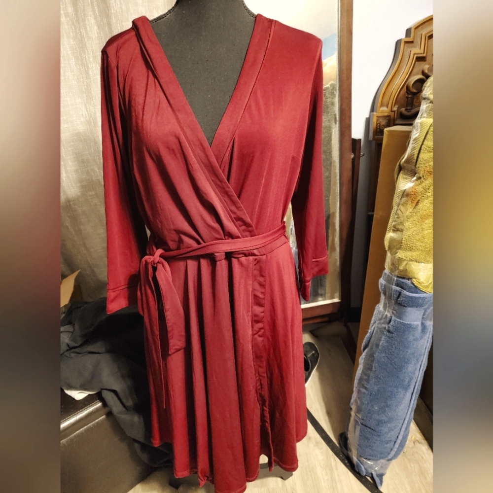 Burgundy Dress